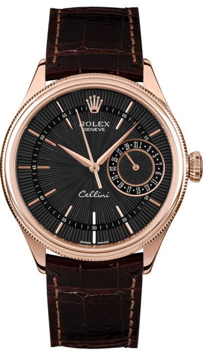 rolex cellini quadrante nero|Rolex cellini time.